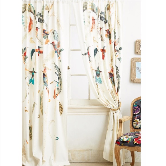 ANTHROPOLOGIE Nests & Nectar Panel Set 50 x 84